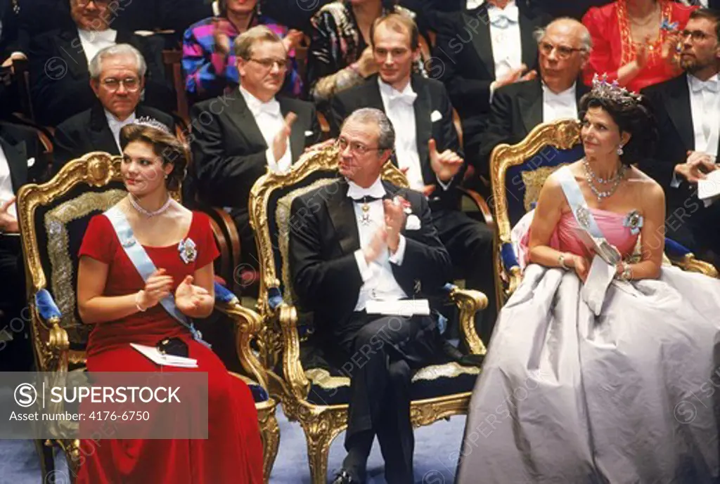 Nobel Awards with Royal Family and Nobel laureates at Stockholm Concert House