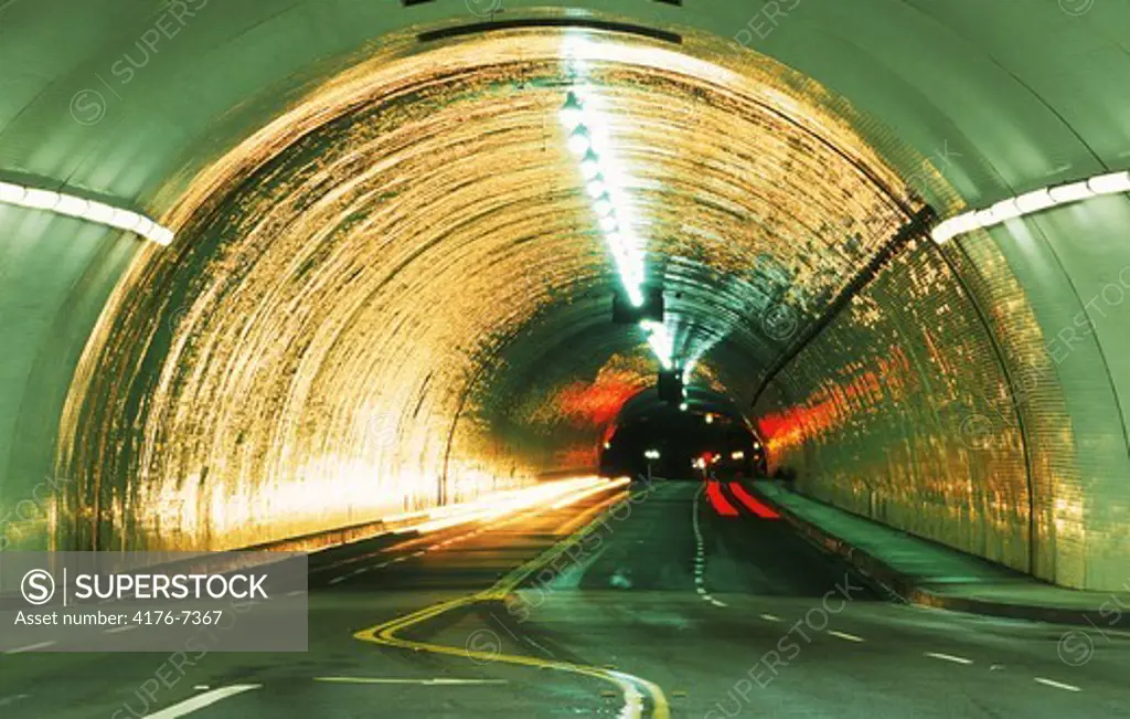 2nd Street tunnel in Los Angeles