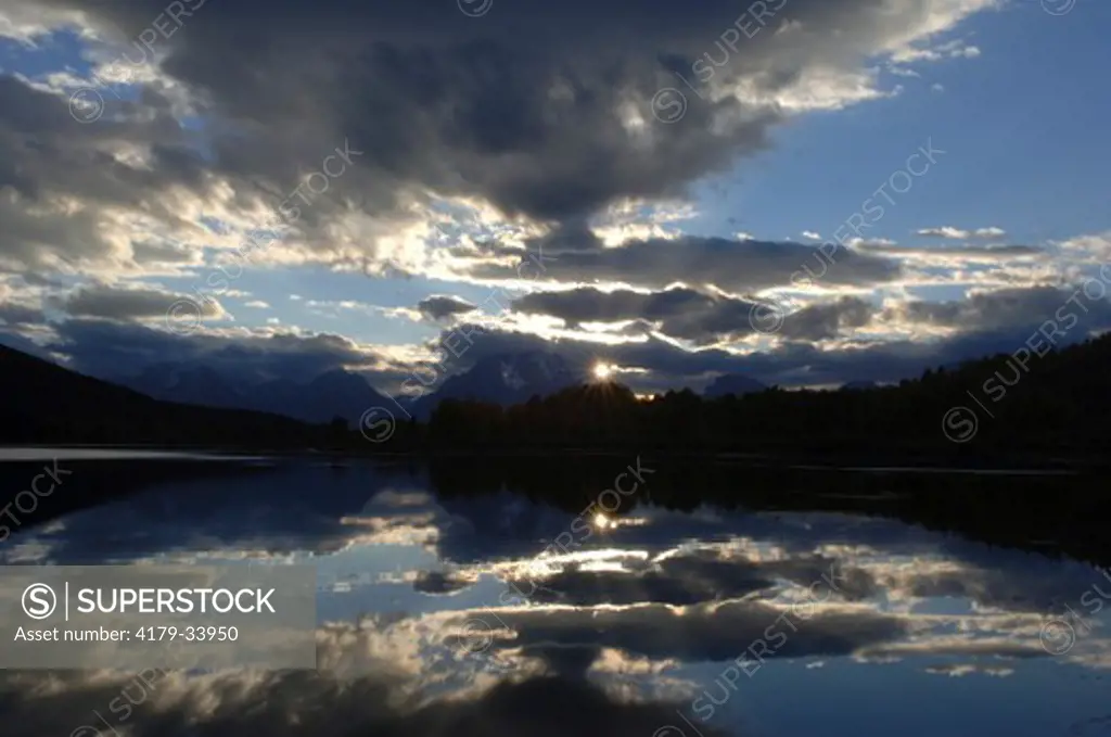 Clouds,Sky & Mount Moran  Grand Tetons NP, WY  September digital capture