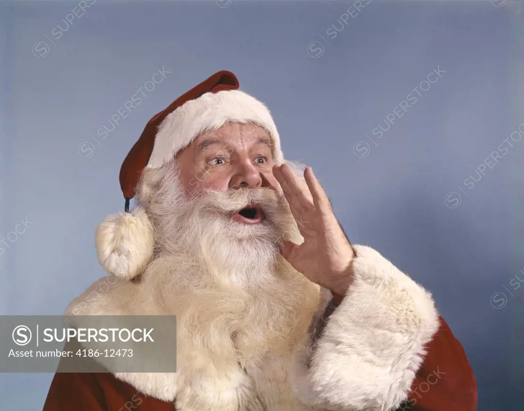 1960S Santa Claus Calling Out
