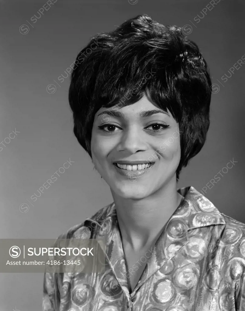 1960S African American Woman Portrait Smiling