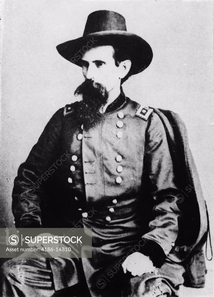1800S 1860S General Lewis Lew Wallace From Mathew Brady Photo Circa 1862 American Civil War Author Of Ben Hur