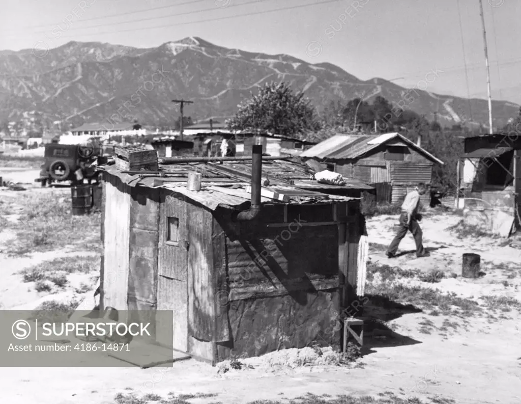 1930S Shanty Town Trailer Park Depression Village Los Angeles