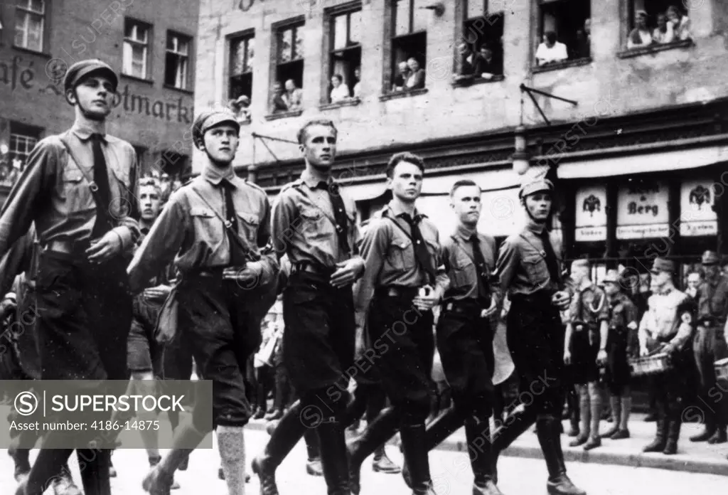 1930S 1940S German Nazi Troops On Parade