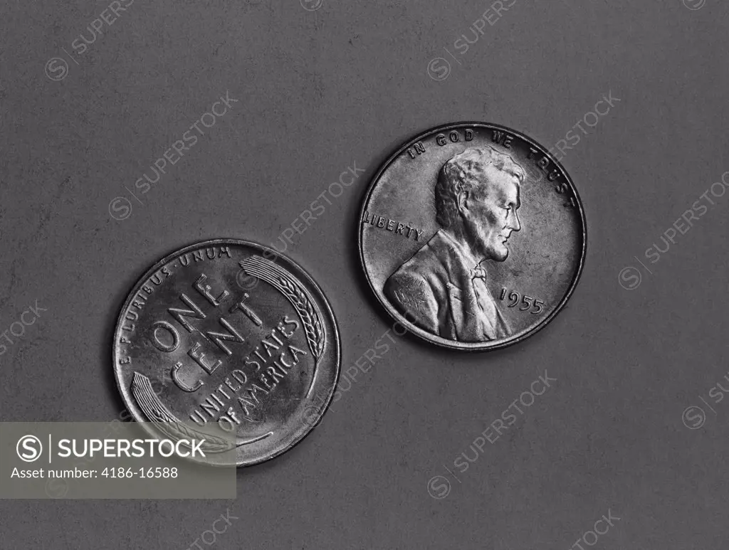 1950S Abraham Lincoln Penny Heads And Tails