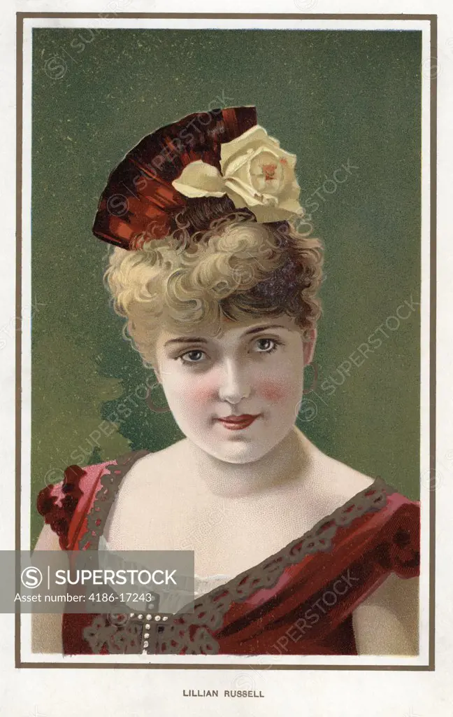 1890S 1900S 1910S Actress Lillian Russell