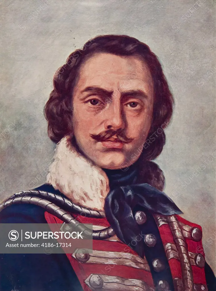 1700S 1776 Portrait Of General Casimir Pulaski Polish Military Cavalry Commander In American Continental Army