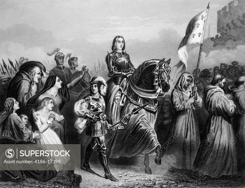 Entry Of Joan Of Arc Into Orleans 1429 French Saint Woman Military Leader Heroine Catholic Maid Of Orleans Jeanne D'Arc