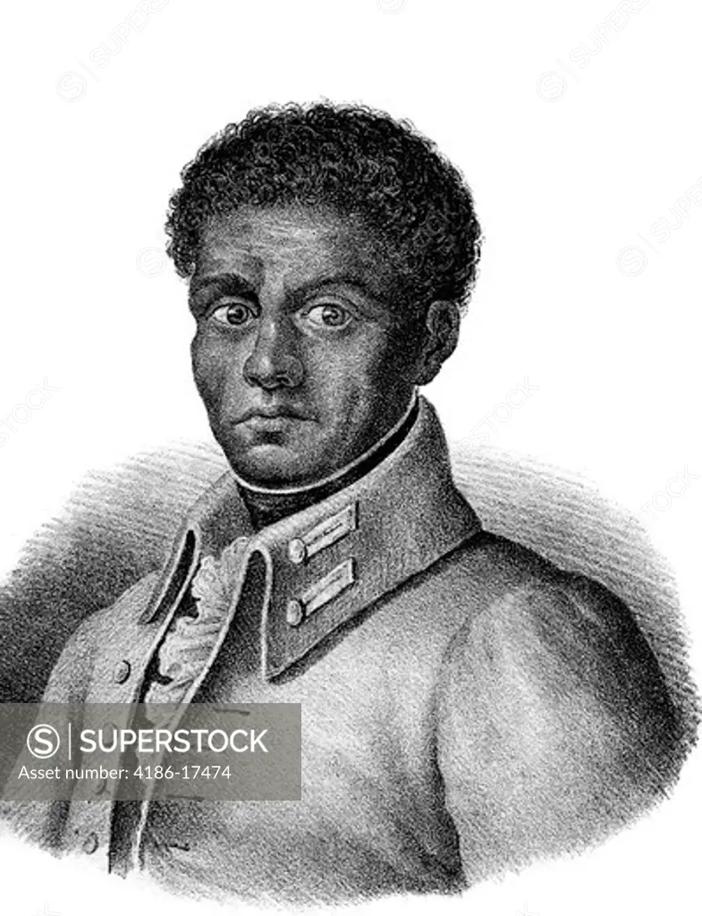 1700S Haitian Patriot And Ex-Slave Toussant Louverture Died A Martyr After Beint Jailed By The French 1803