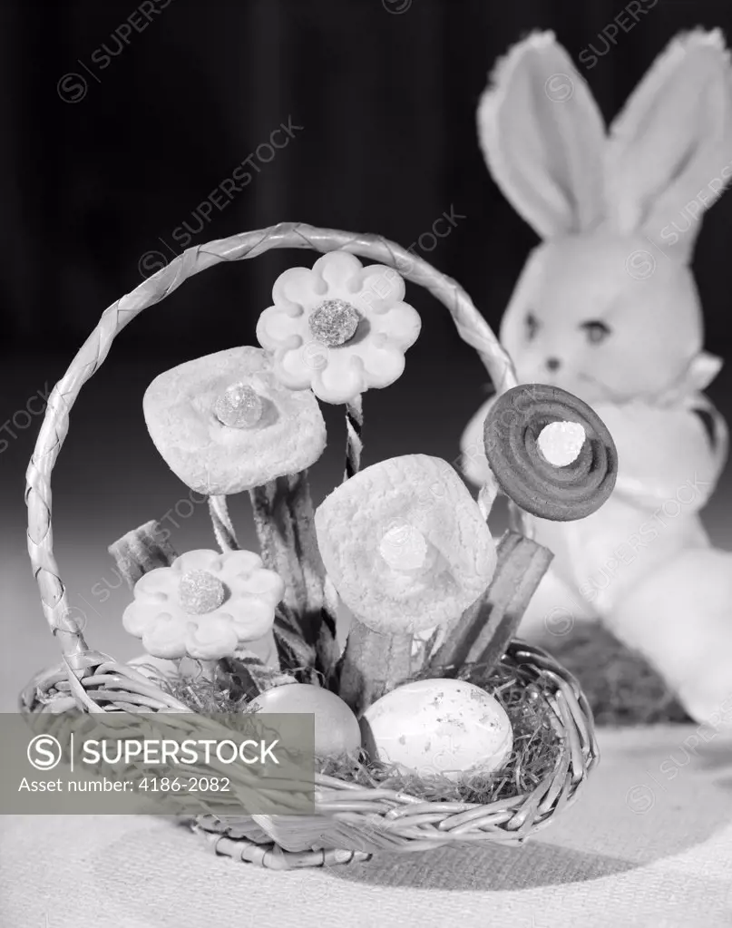 Easter Basket Eggs Rabbit Bunny Eggs Candy