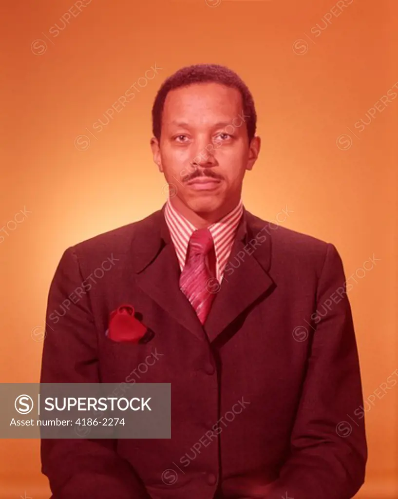 1960S Portrait African American Man Wearing Suit