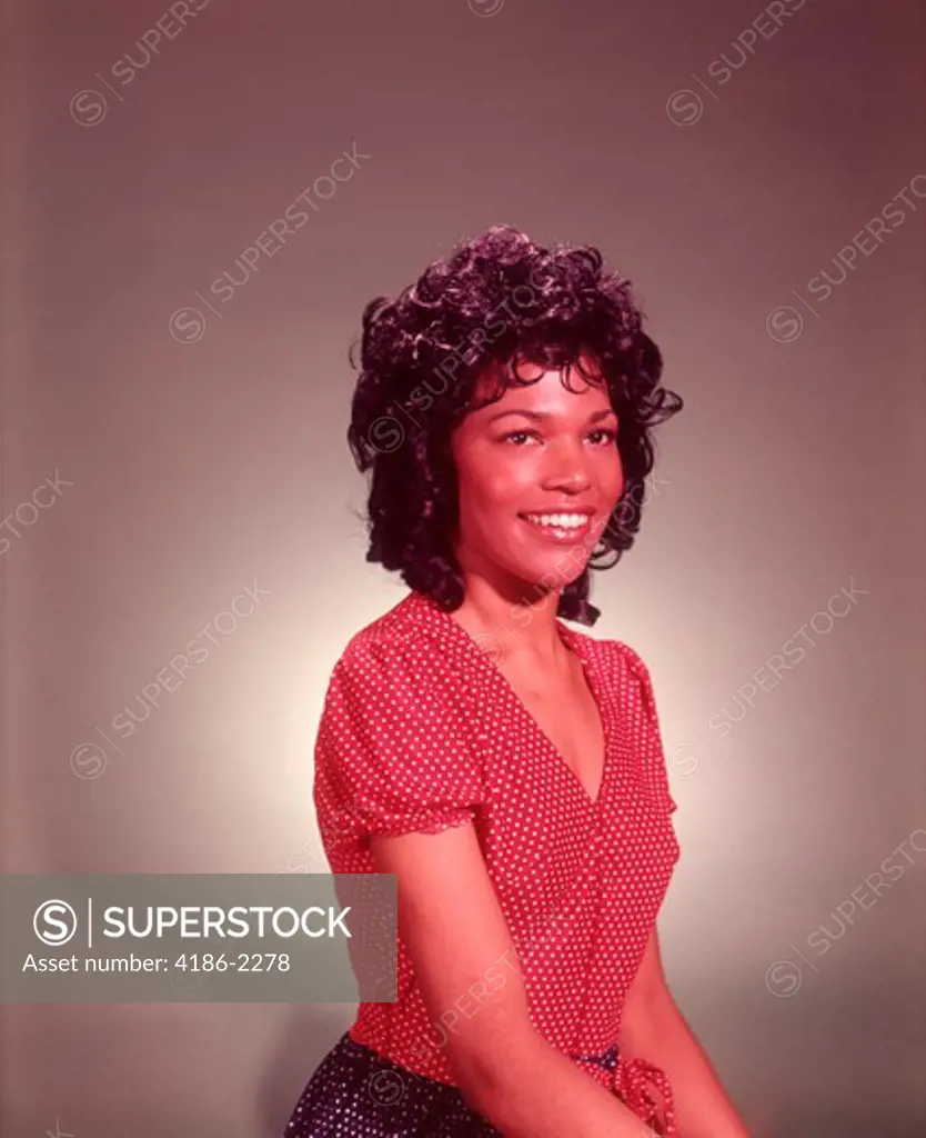 1960S Portrait Pretty African American Woman