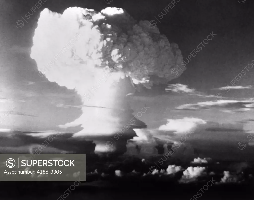 Mushroom Cloud From Atomic Bomb Set Off In South Pacific During Operation Ivy