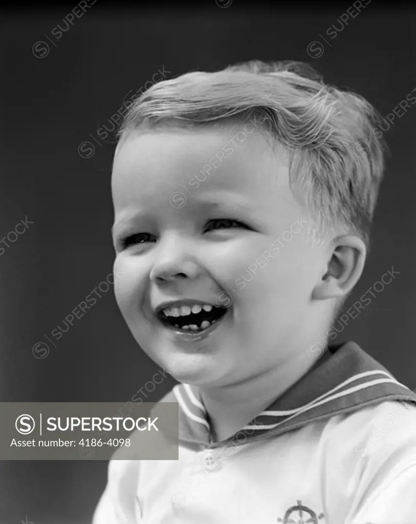 1940S Portrait Smiling Little Boy