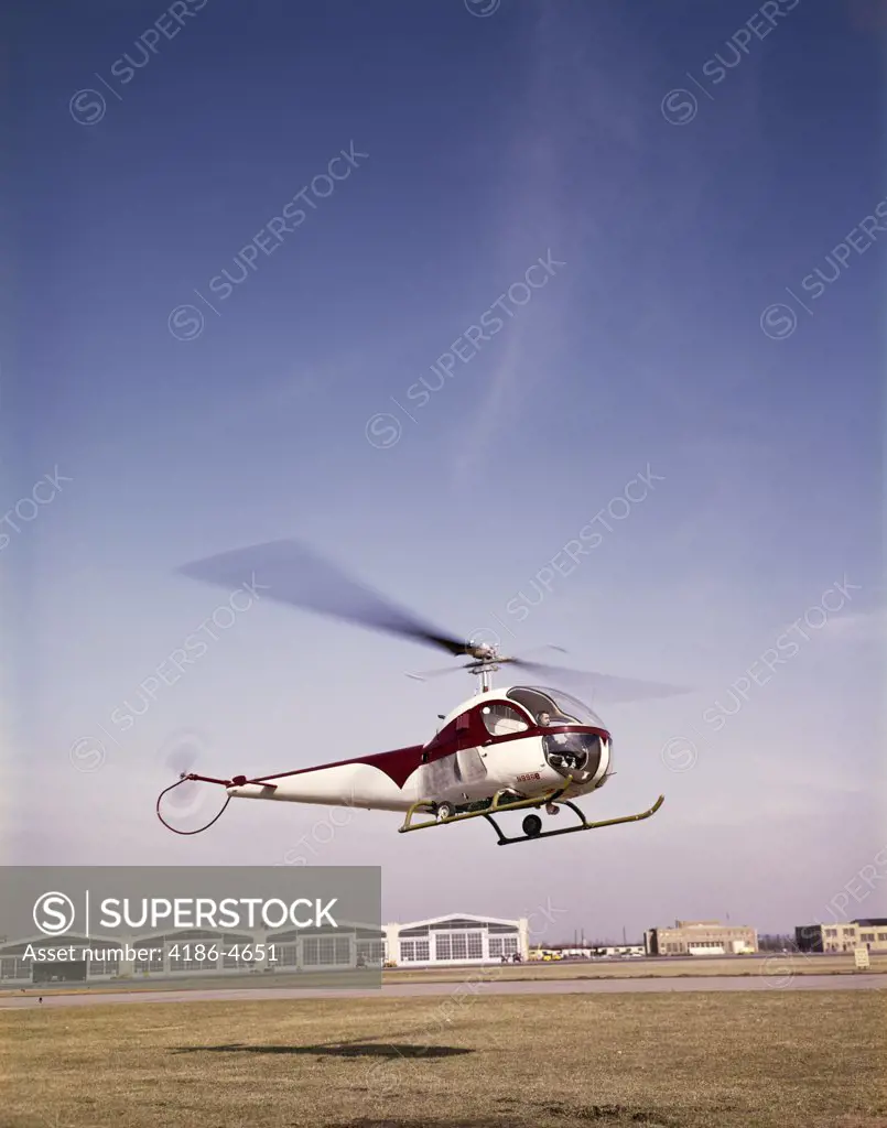 1960S Helicopter Takeoff Landing