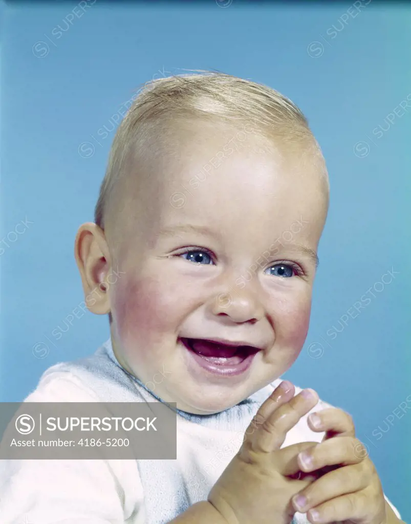 1950S 1960S Happy Laughing Blond Baby Boy