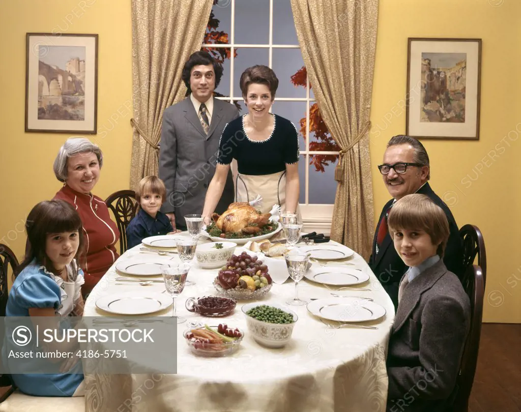 1970S Family Dinner