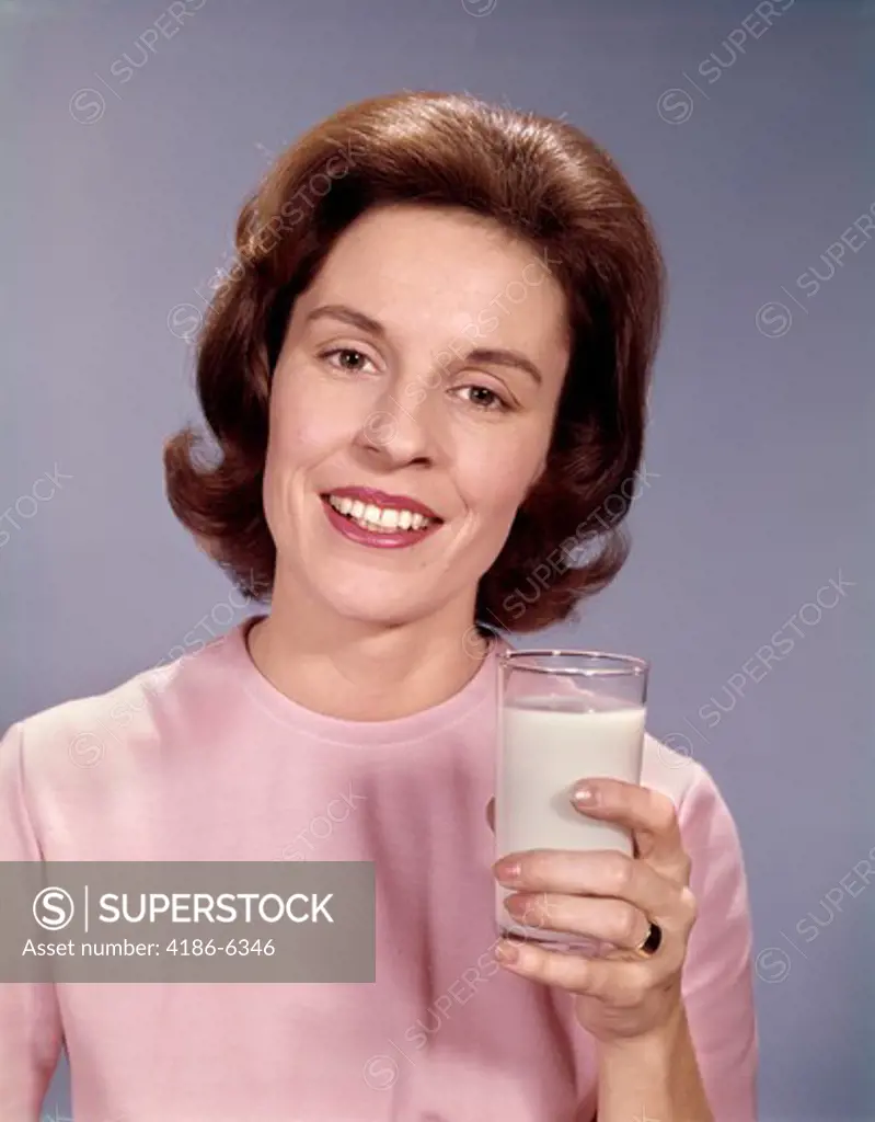 1960S Smiling Woman Milk
