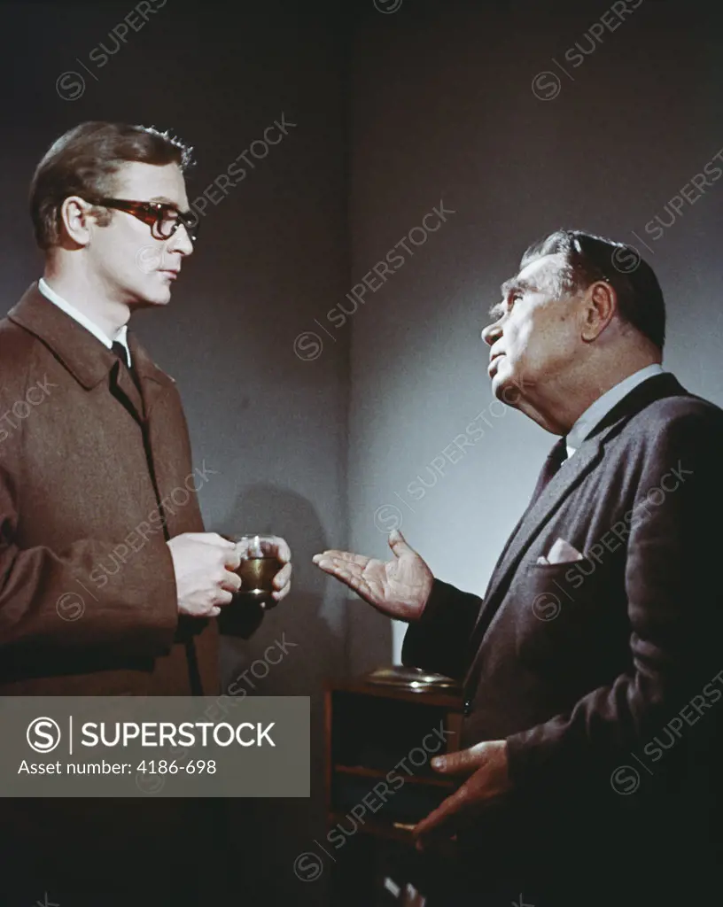 1960S 1967 Film Of Len Deighton'S Novel Funeral In Berlin Starring Michael Caine As Harry Palmer With Oscar Homolka