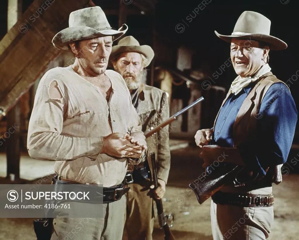 1960S 1966 Western Motion Picture El Dorado Robert Mitchum, John Wayne, Arthur Hunnicutt 