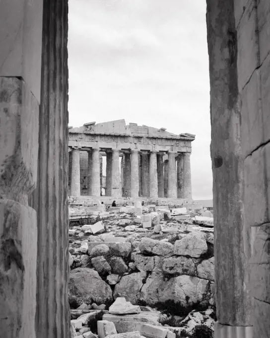 1950s THE PARTHENON ACROPOLIS ATHENS GREECE TEMPLE TO THE GODDESS ATHENA GREECE