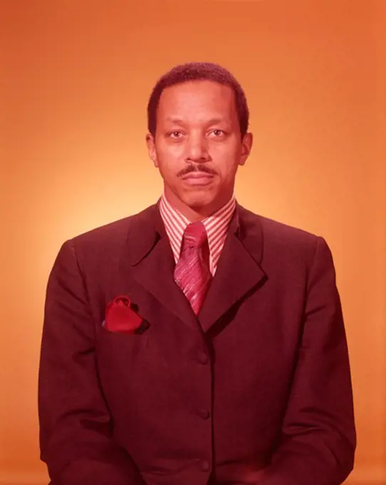 1960S Portrait African American Man Wearing Suit