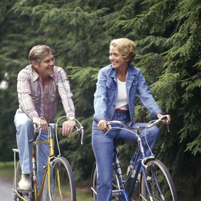 Couple On Bicycles