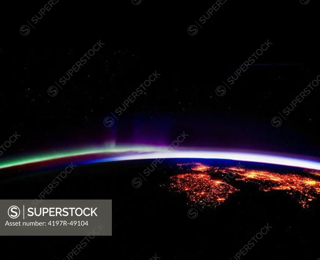 The earth in space