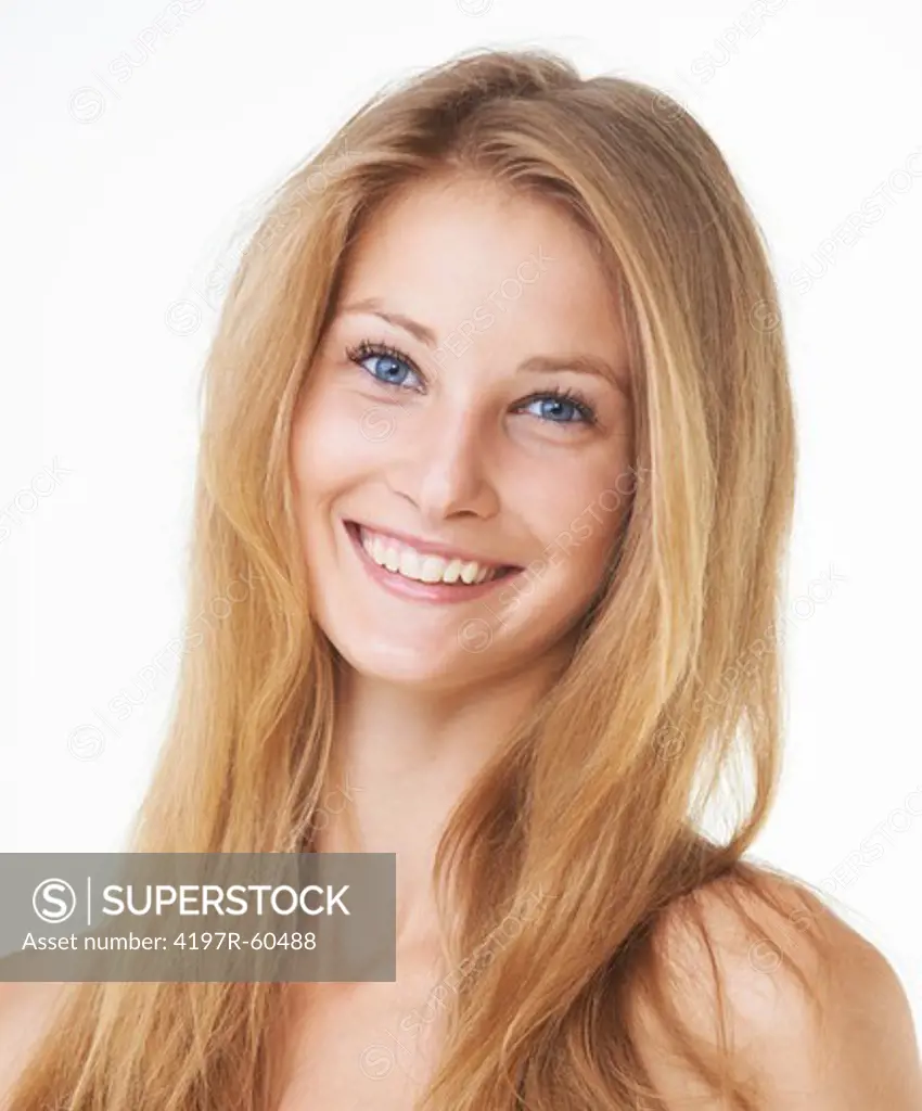 Portrait of an attractive young woman smiling at the camera