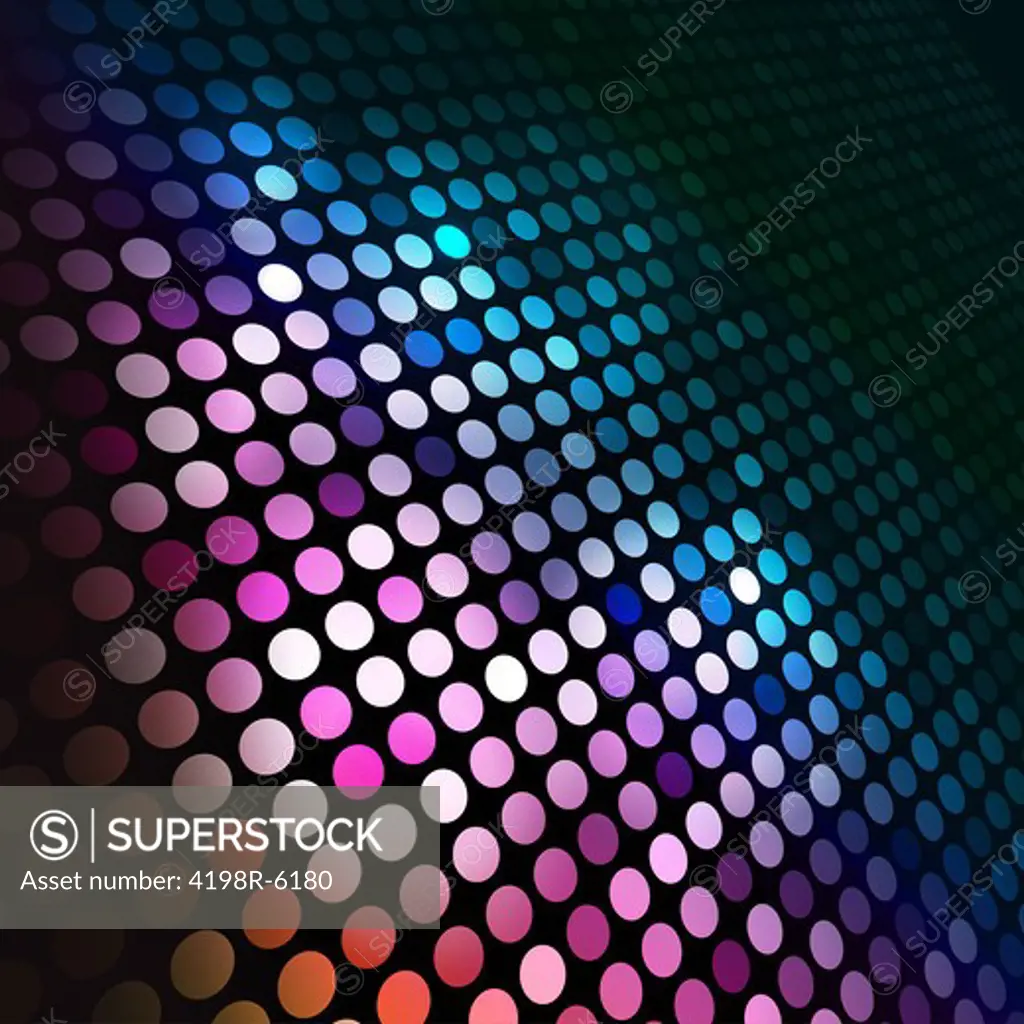 Abstract design background of colourful circles