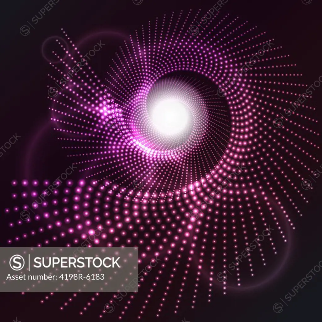 Abstract background with a glowing lights effect