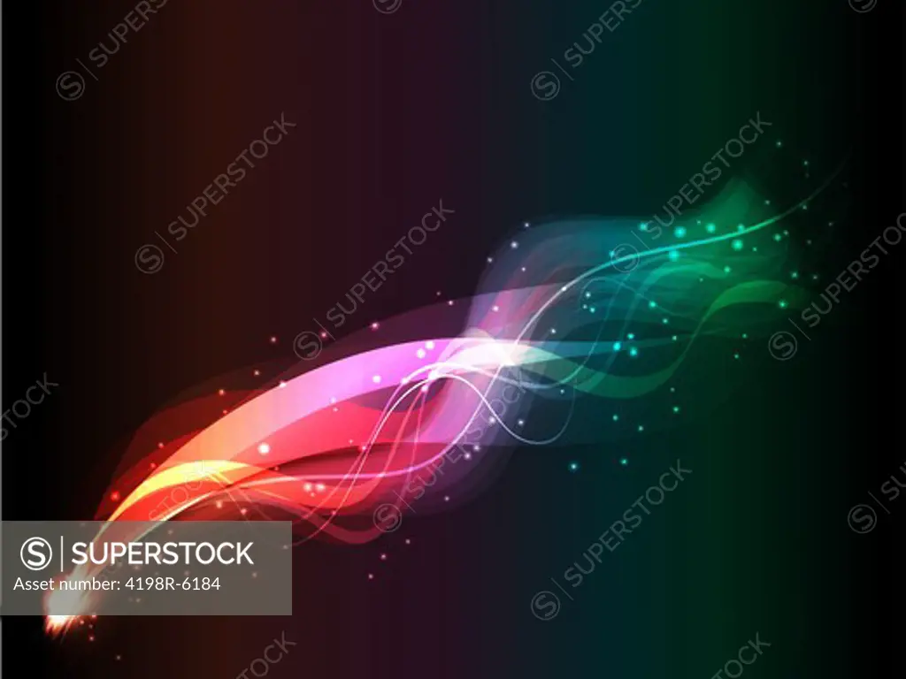 Abstract background with an explosion effect
