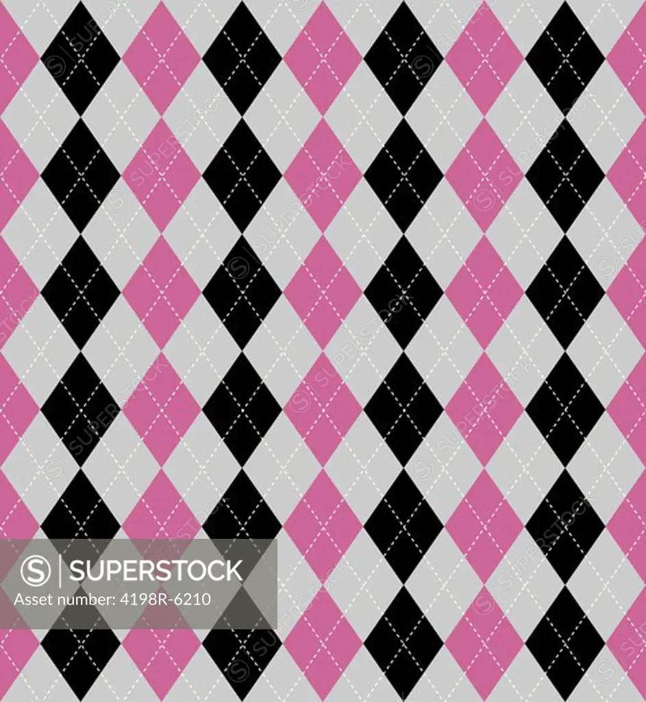 Seamless tiled background of an argyle style pattern