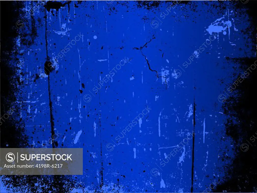 Detailed grunge background in shades of blue