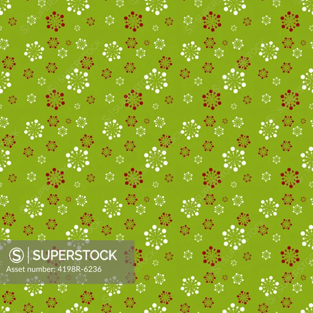 Seamless tile Christmas background of snowflakes