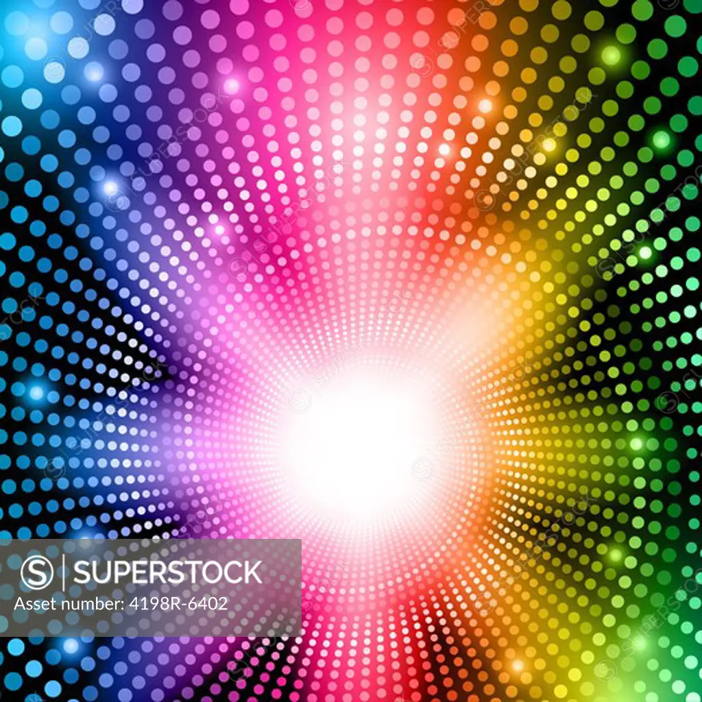 Abstract design background using rainbow colours