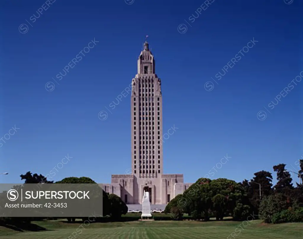Facade of a government building, State Capitol, Baton Rouge, Louisiana, USA