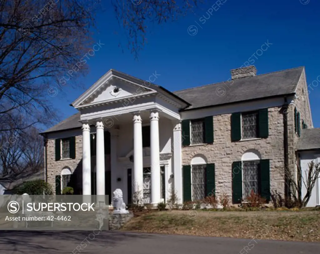 Facade of a museum, Graceland, Memphis, Tennessee, USA