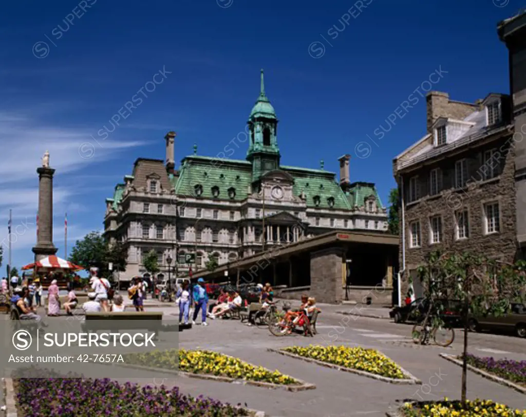 Place Jacques Cartier City Hall Montreal Quebec Canada