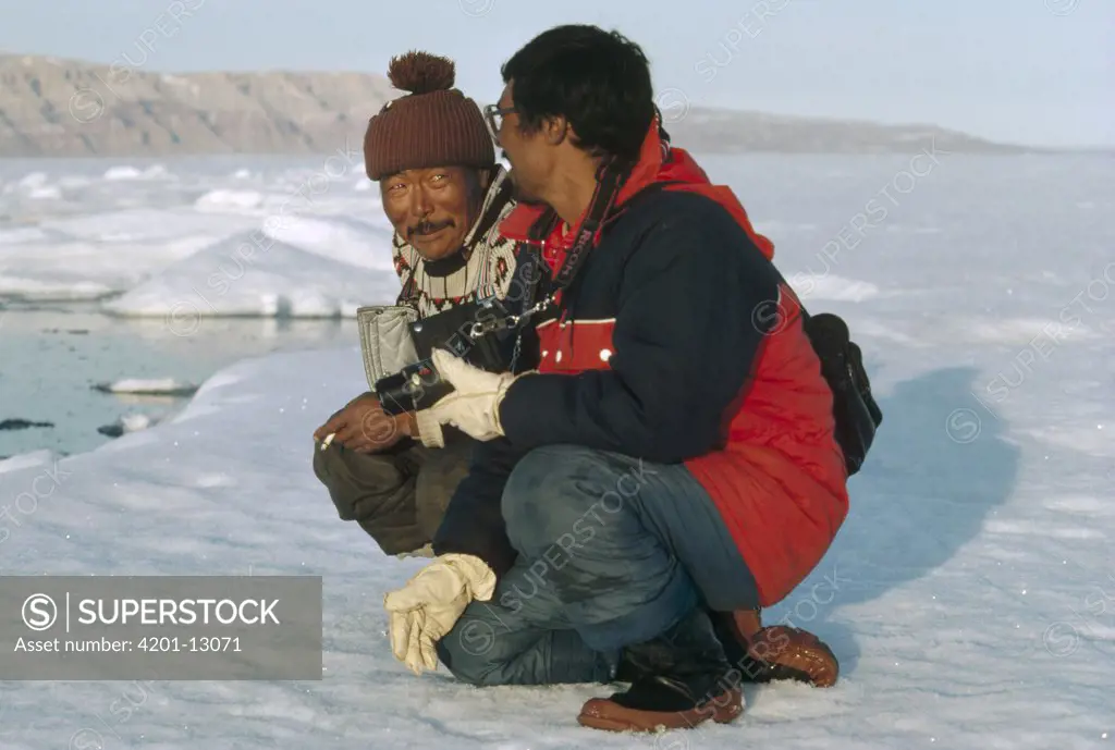 Andrew Taqtu, hunter and guide to Flip Nicklin, Arctic Bay, Canada