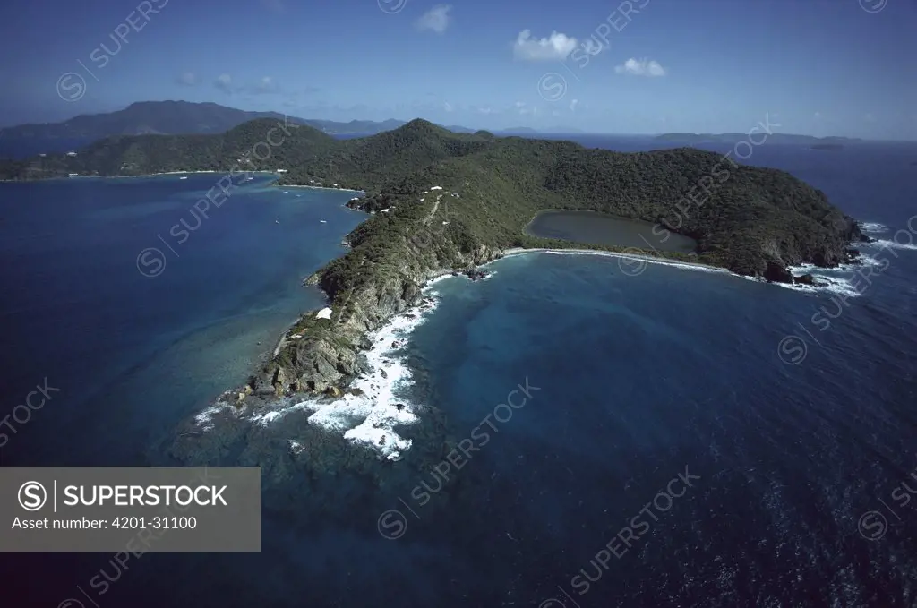 Privateer Point, Virgin Islands National Park, St John Island, U S Virgin Islands, Caribbean