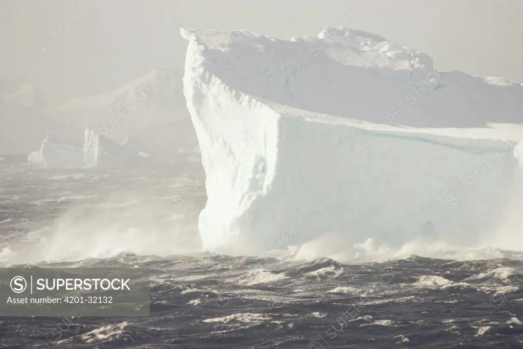 Iceberg in Bransfield Strait, along northern tip of the Antarctic Peninsula, Antarctica
