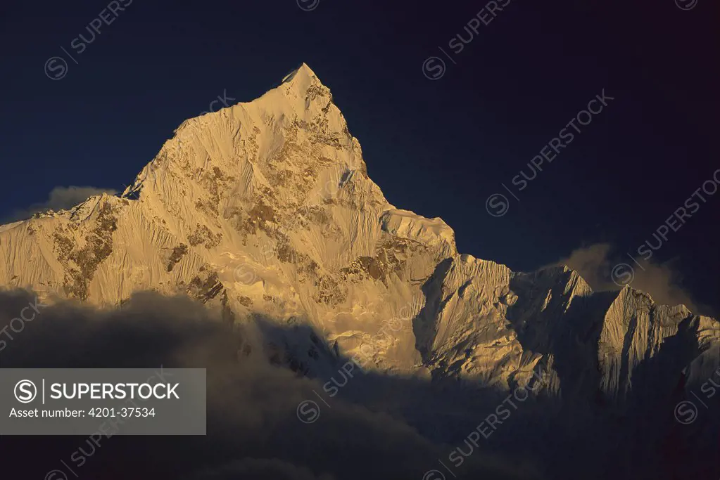 Mt Nuptse (7,861 meters) seen from Kala Pattar, Khumbu, Himalaya, Nepal