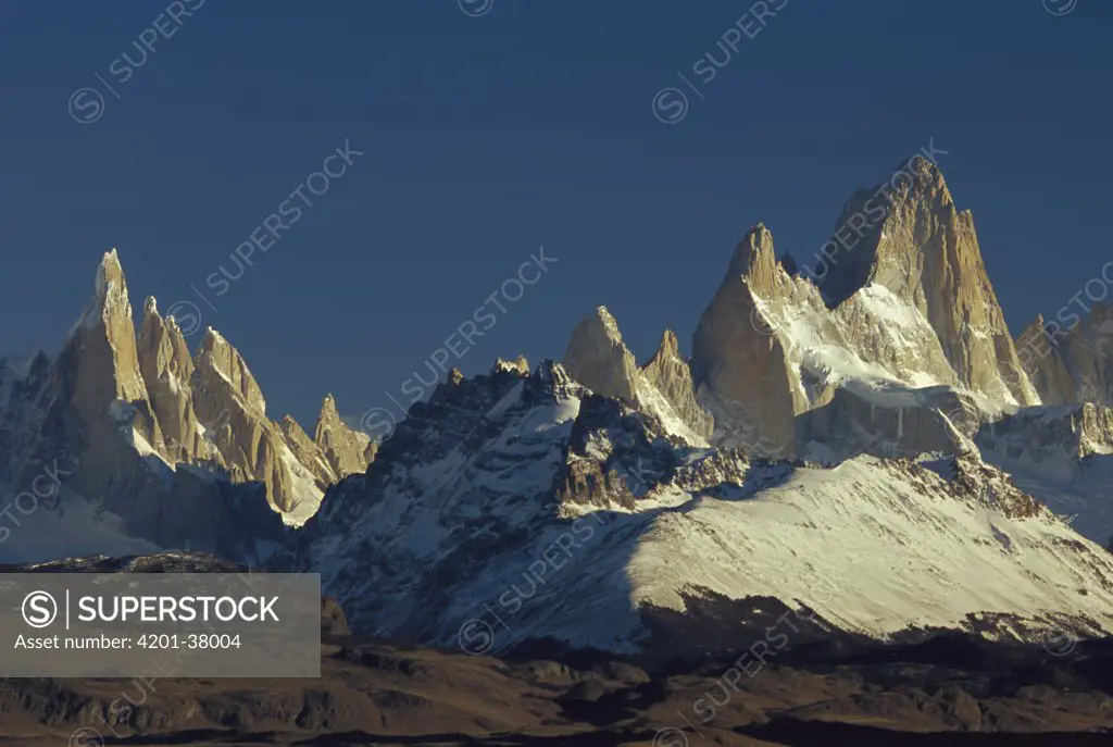 Mount Fitzroy and Cerro Torre, Los Glaciares National Park, Patagonia, Argentina