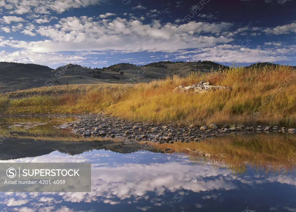Absaroka Range and Slough Creek, Yellowstone National Park, Wyoming