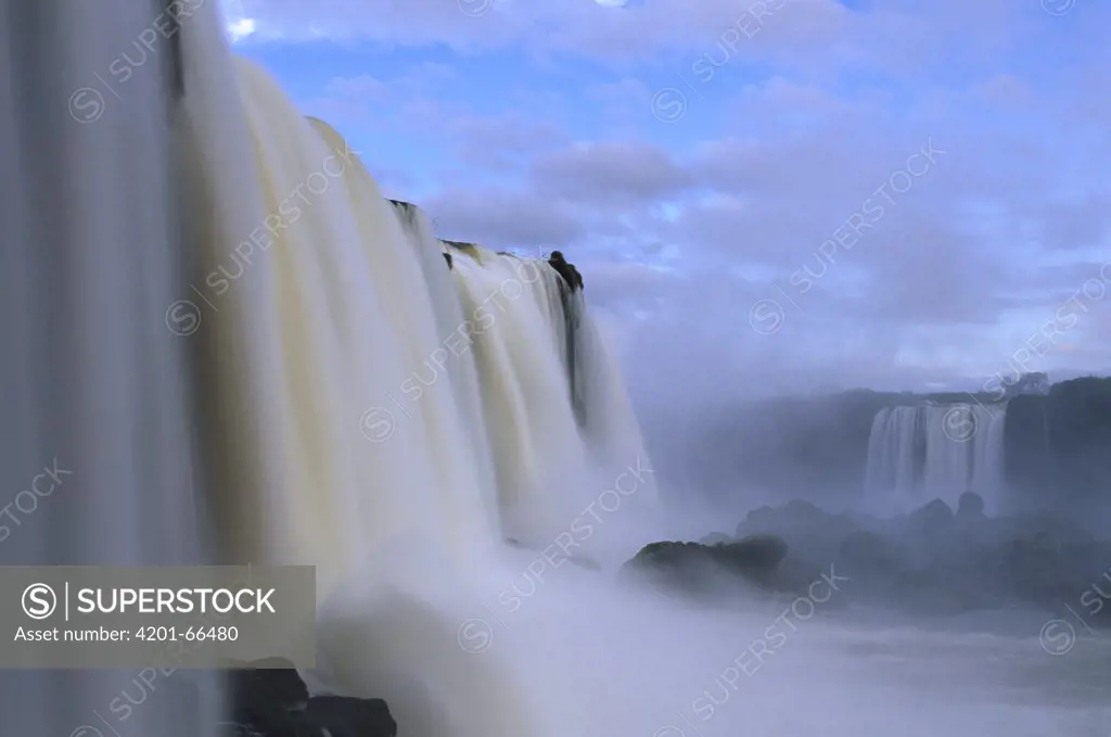 Cascades of Iguacu Falls, Iguacu Falls National Park, Brazil