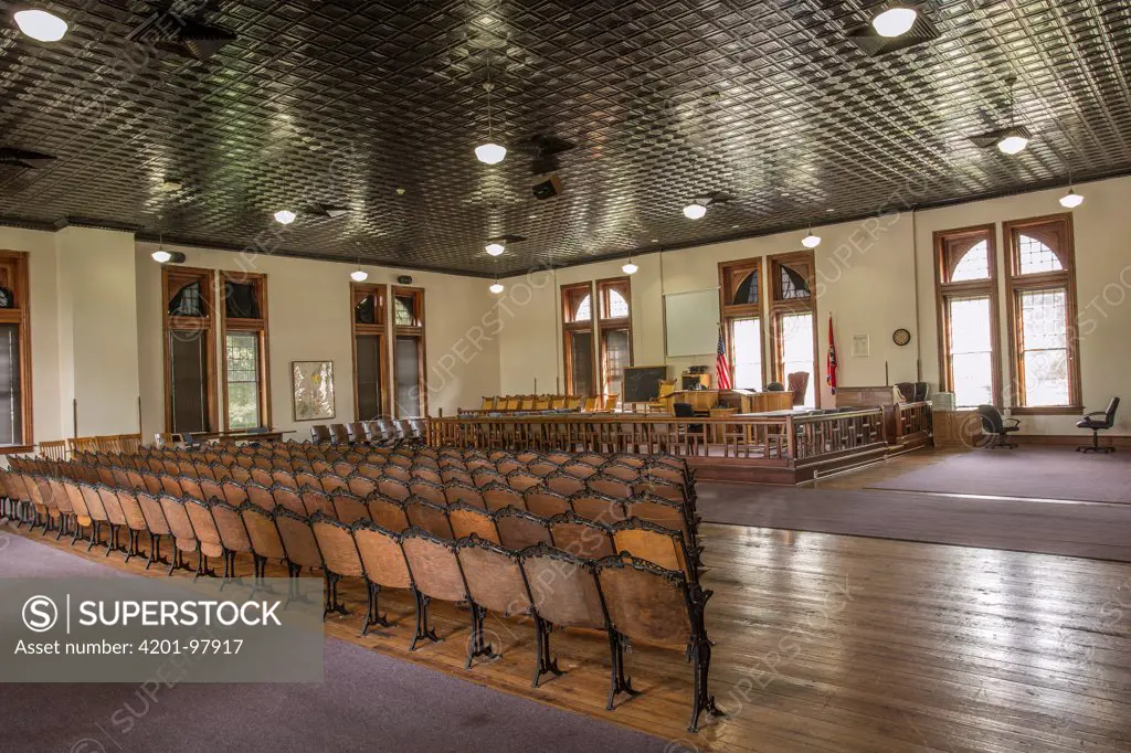 Historical Rhea County Courthouse in which the Scopes Monkey Trial held, Dayton, Tennessee