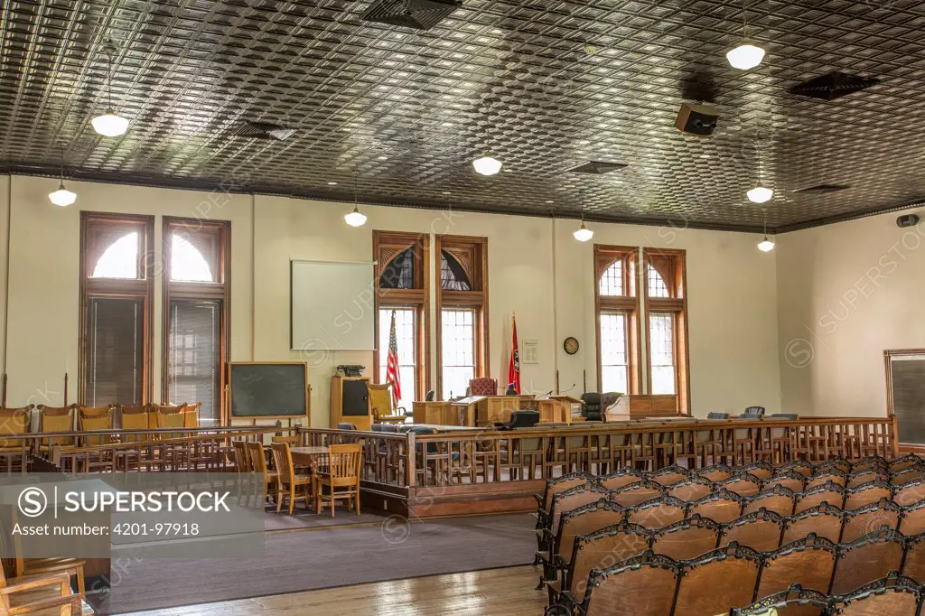 Historical Rhea County Courthouse where the Scopes Monkey Trial was held, Dayton, Tennessee