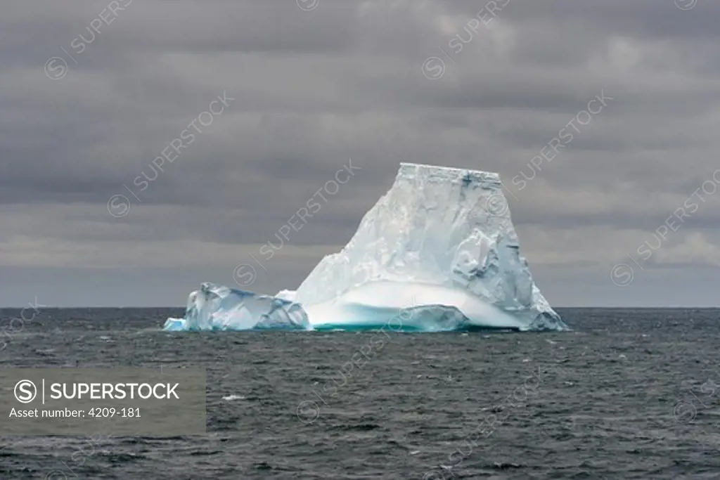 South Atlantic Ocean, Large iceberg drifting near South Georgia Island