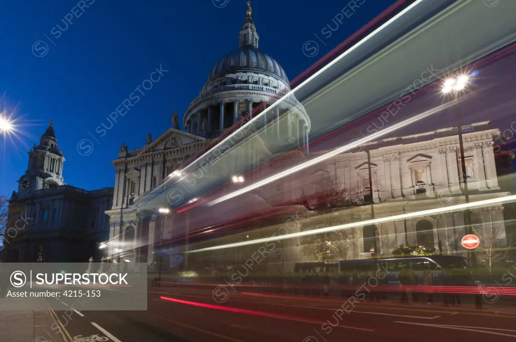 Cathedral in a city, St. Paul's Cathedral, London, England